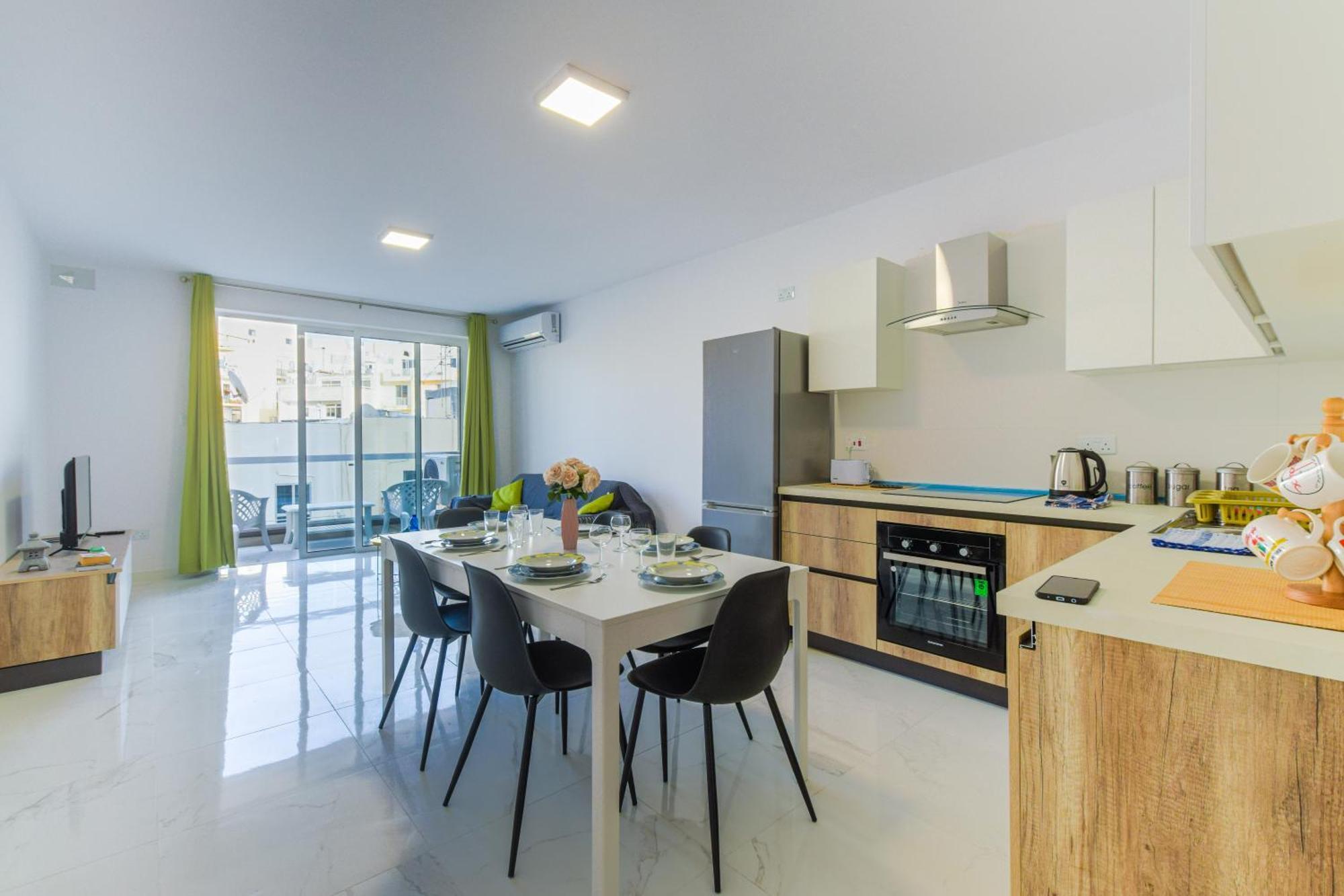 Spacious Brand New Apartment 3 Bdr 2Bth Bugibba St. Paul's Bay Buitenkant foto